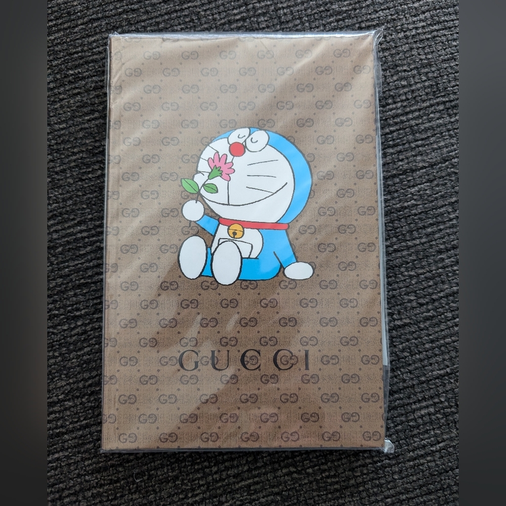 Gucci × Doraemon collaboration notebook New!